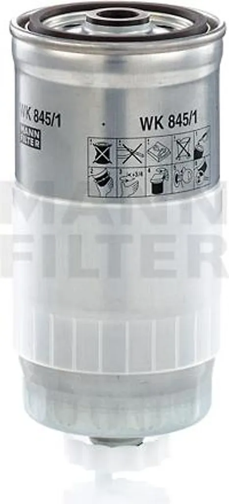 MANN-FILTER WK 845/1 Filtre à Carburant Haute Performance pour Moteur