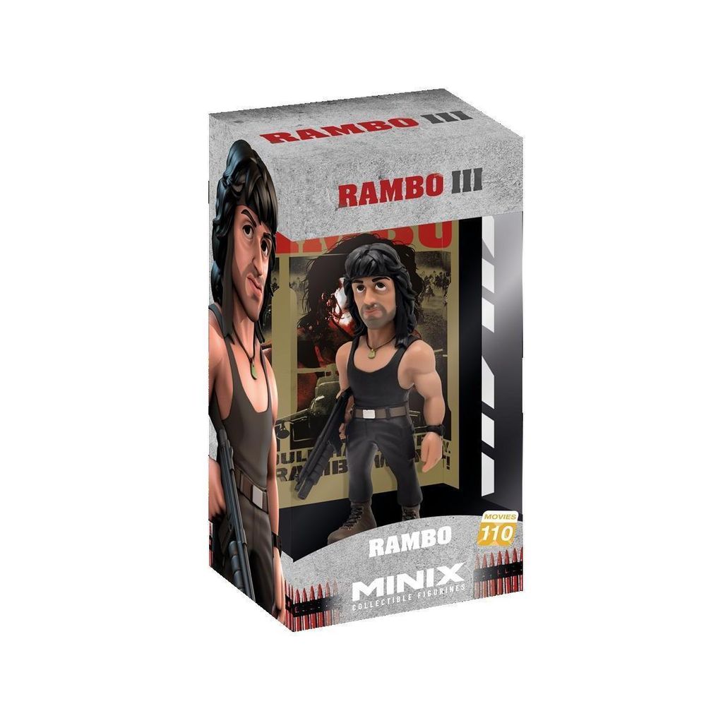 A product box for a Rambo collectible figure.