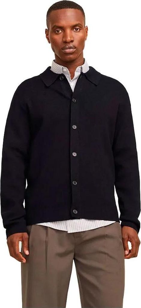 Jack & Jones Milano Spring Strickjacke Schwarz M Herren Schwarz M