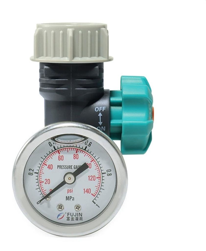 Einstellbarer Wasserdruckregler mit Manometer G3/4", Produktbild 