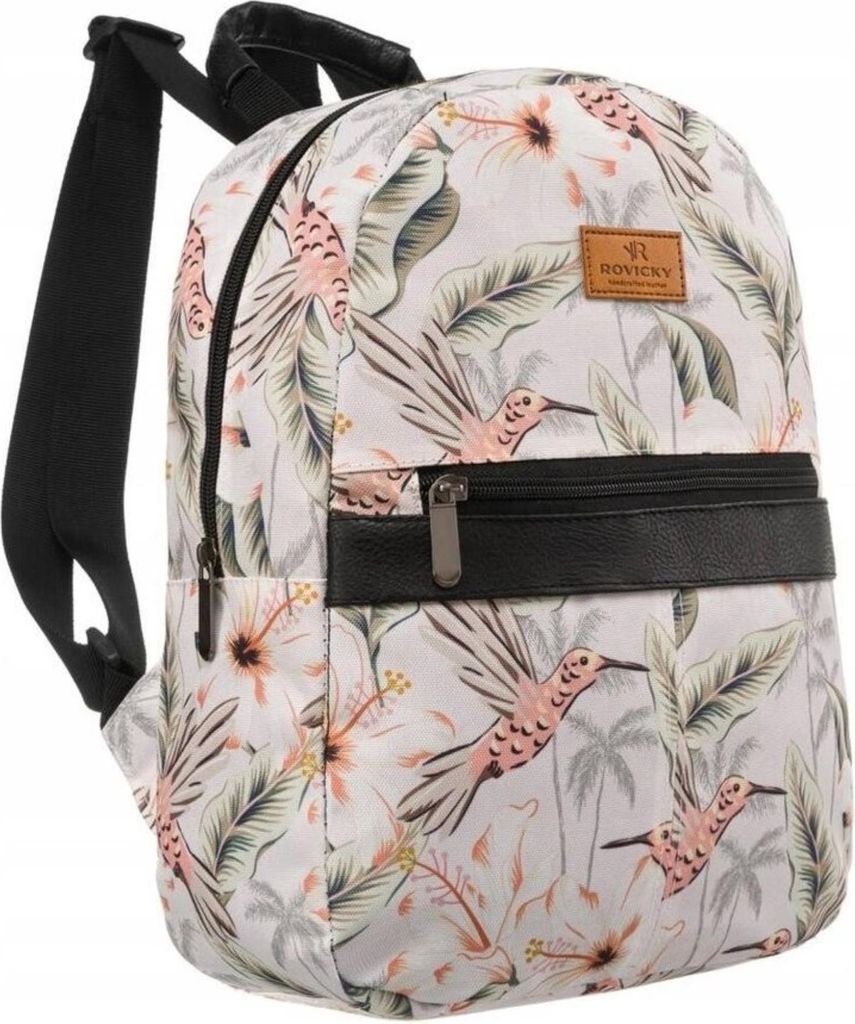 Gemusterter, urbaner Damenrucksack - Rovicky