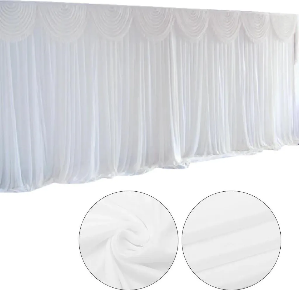 Rideau occultant blanc pour baie vitrée 300x300 cm idéal salon ou chambre