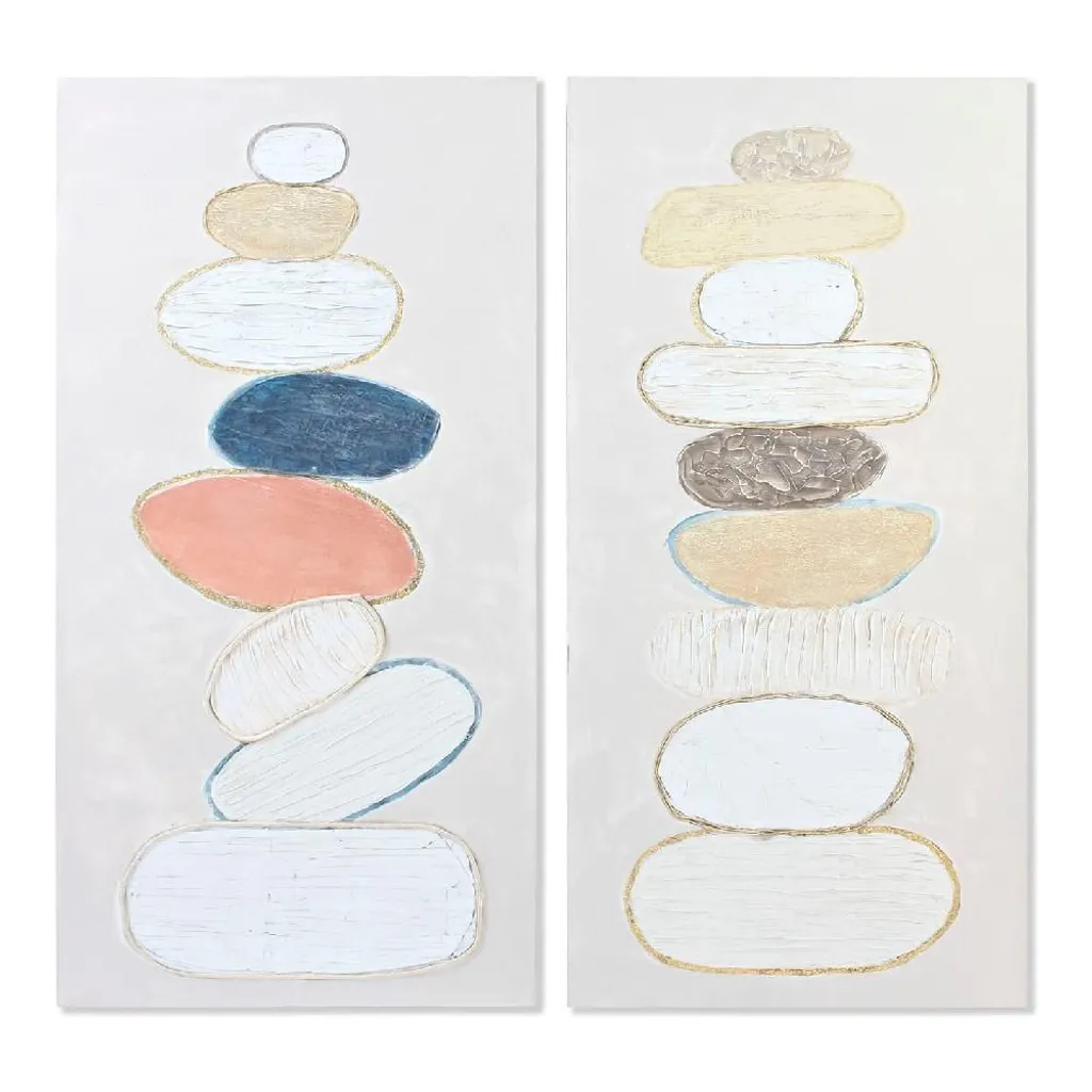 Sublimez vos Murs Vides avec le Tableau Scandinave Pierres 60x120 cm