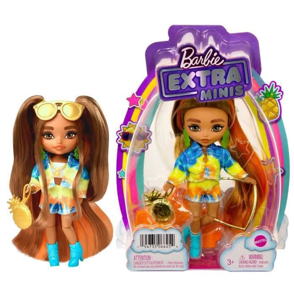 Petite Poupée Barbie Extra Mini Model 5 Articulée Facile à Transporter