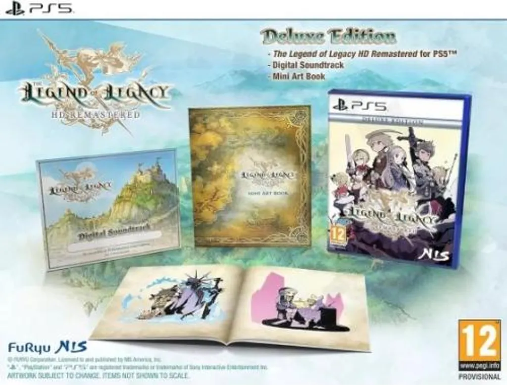 Legend of Legacy Remastered PS5 Deluxe Edition avec Bonus de Collection
