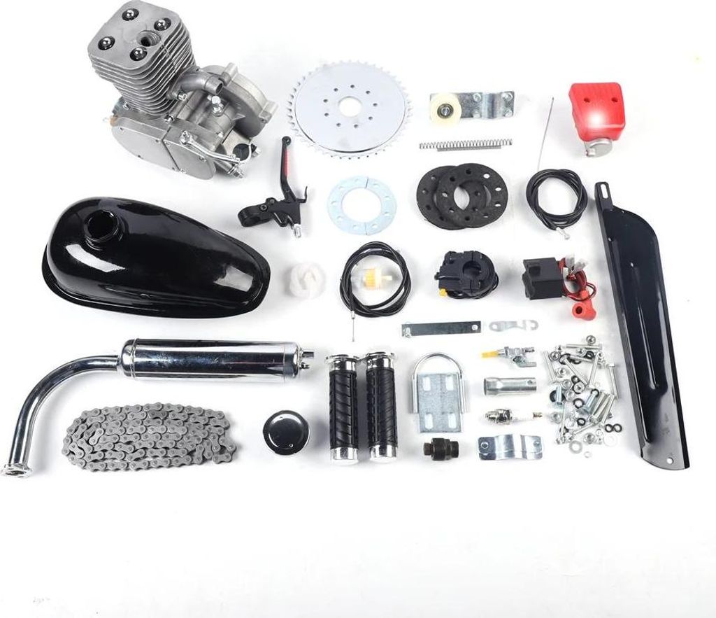 Fahrrad Benzinmotor Kit - 100cc 2-Takt Motor - Einzylinder Produktbild 