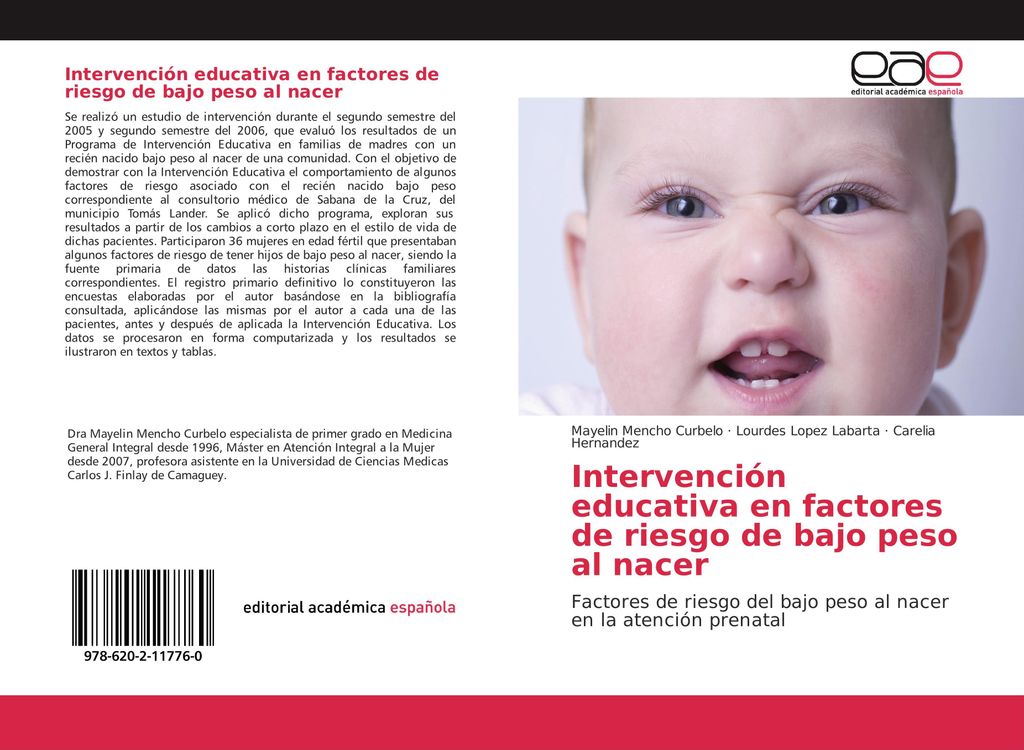 Intervención educativa en factores de riesgo de bajo peso al nacer