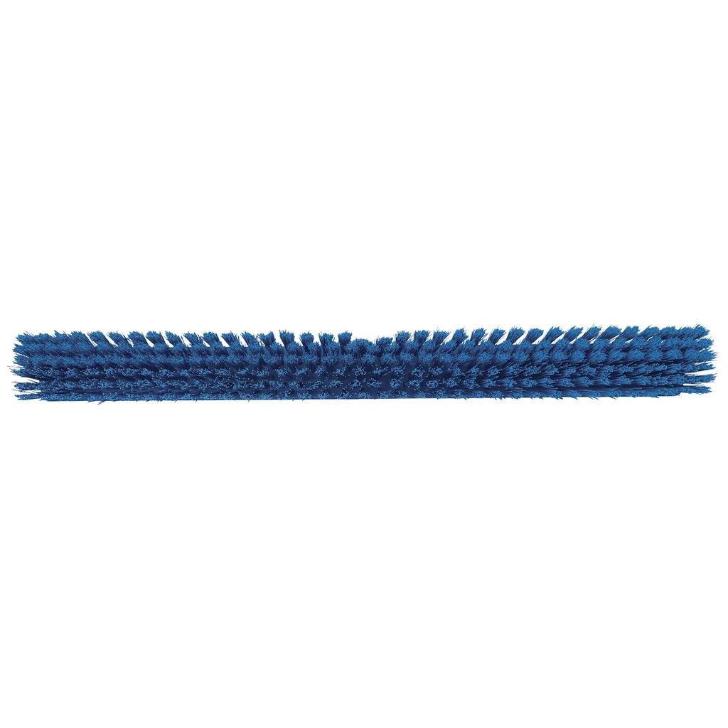 Balai combiné Vikan 61 cm bleu pour éliminer poussières et débris tenaces
