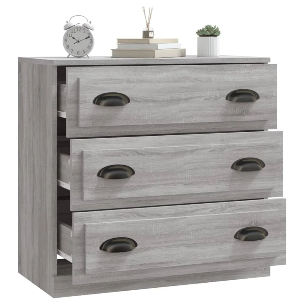 vidaXL Credenza Grigio Sonoma 70x35,5x67,5 cm Materiale in legno - 7