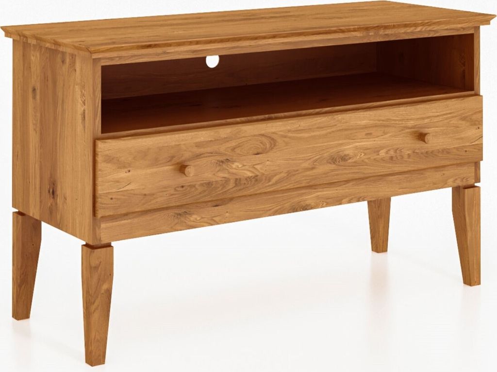 TV-schrank ODYS aus Massivholz, Wildeiche Naturgeölt