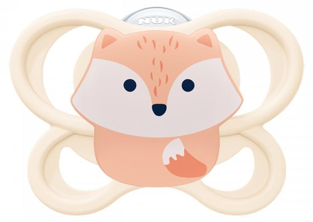 Dojčenský cumlík  NUK Perfect Match Air FOX 0-6m 1ks box, Obrázok produktu 