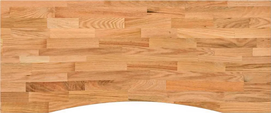 Piano Scrivania vidaXL 120x50 Rovere Massiccio Marrone Chiaro