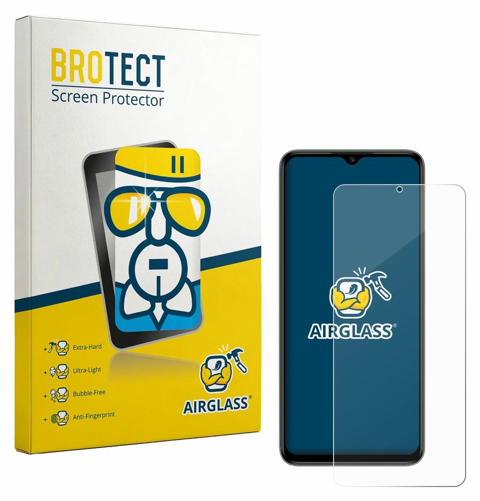 BROTECT Schutzglas für Itel Zeno 100 Schutzfolie Panzer Folie Glas Display Schutz klar