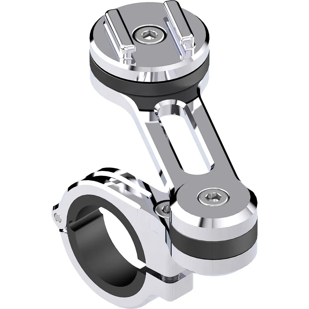 SP Connect Moto Mount Pro Chrome | Eleganza e Sicurezza per Moto