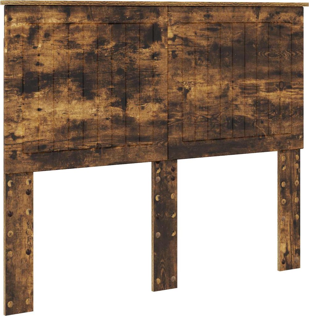 Kopfteil mit Kopfteil Geräucherte Eiche 120 cm Holzwerkstoff