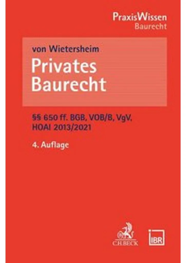 Privates Baurecht : Guide juridique complet du droit privé de la construction
