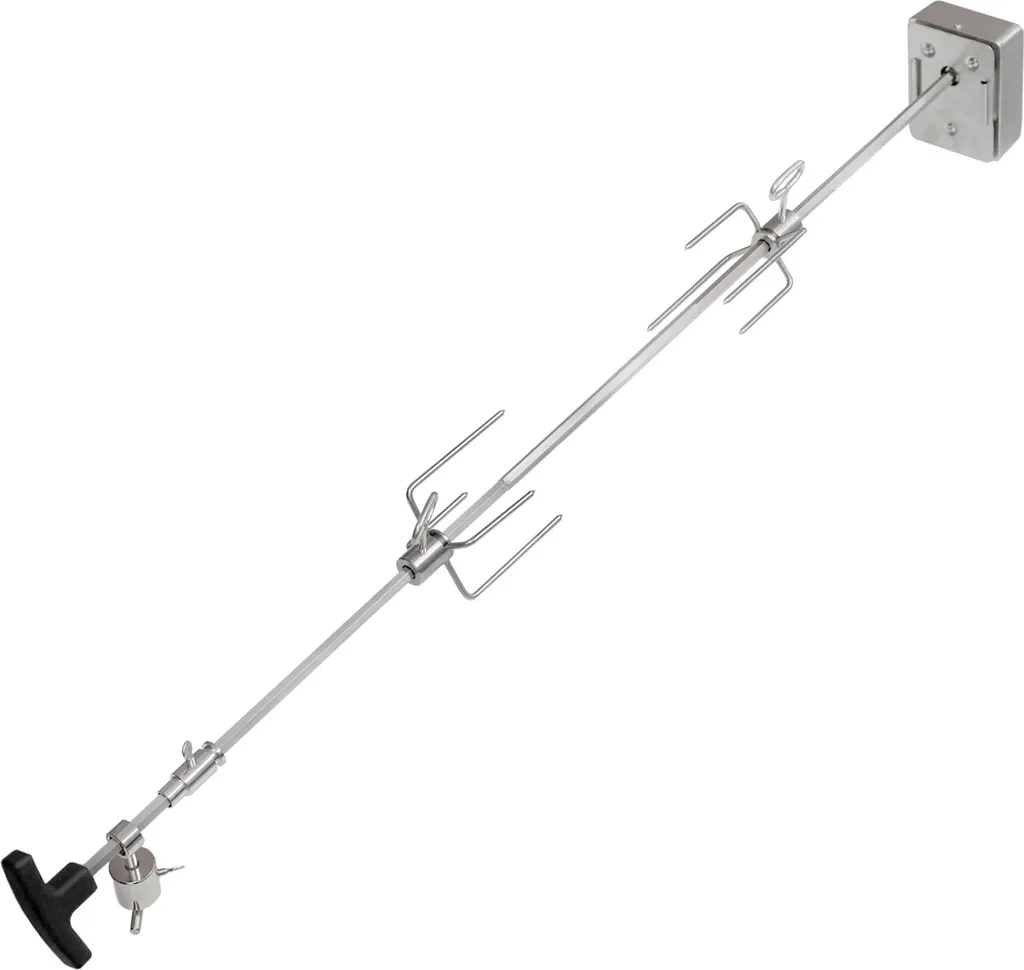 Finissez les Viandes Sèches : Tournebroche Inox TAINO pour Cuisson Tendre