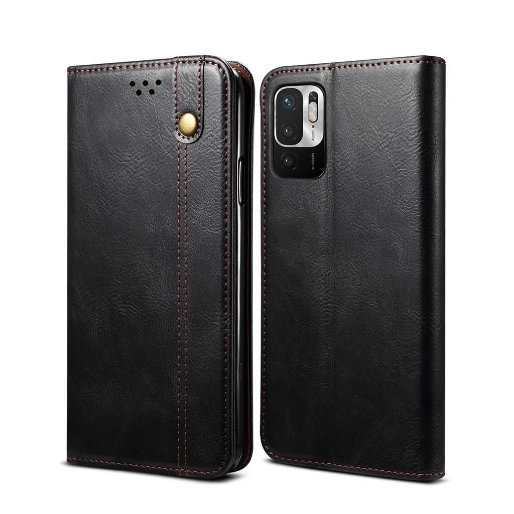 Pouzdro pro Xiaomi Redmi Note 10 5G, kožené flip pouzdro Obrázek produktu 