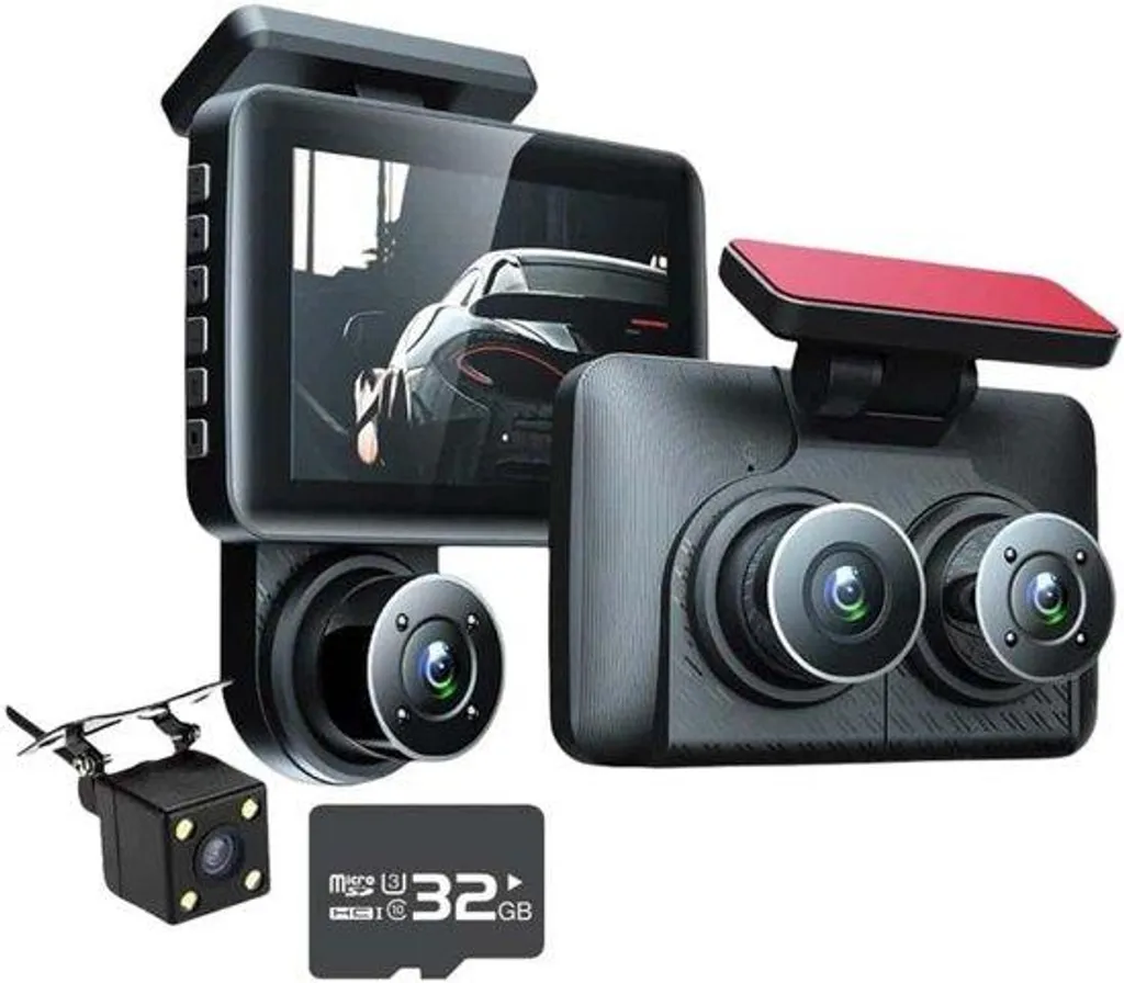 Protection totale contre les litiges avec cette dashcam FHD 3 caméras