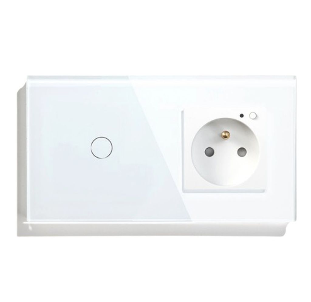 BOT Smart Steckdose mit Lichtschalter WiFi SPS11 weiß