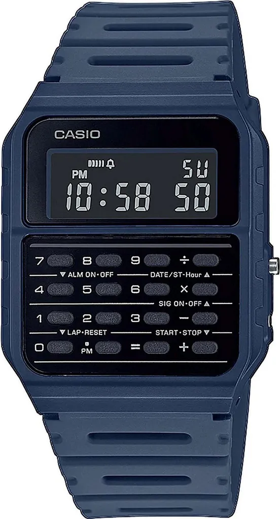 Regala Casio Vintage CA-53WF-2BEF | Orologio Uomo Calcolatrice Blu