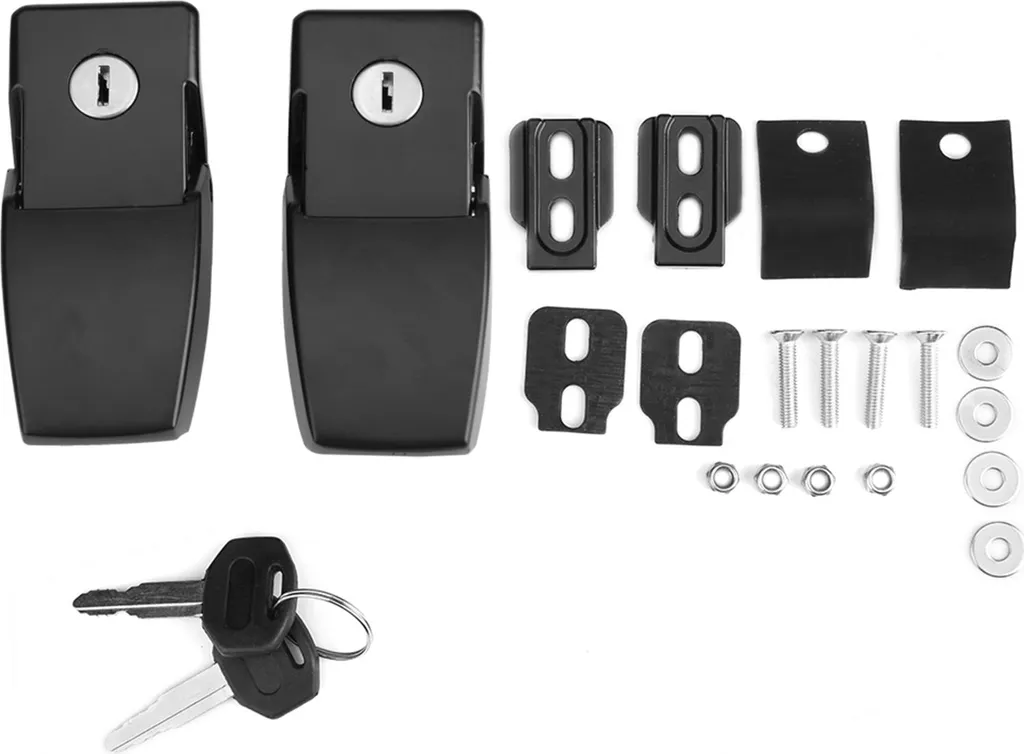 Serrure de capot résistante à l'usure avec kit de montage pour voyage