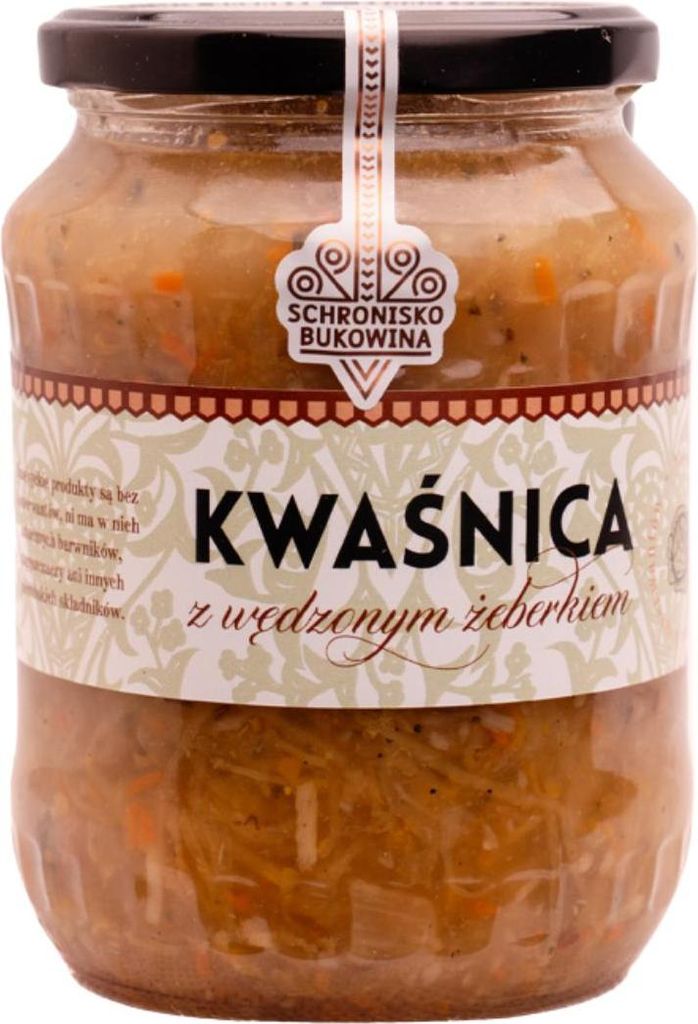 Kwaśnica z wędzonym żeberkiem  - Schronisko Bukowina Zdjęcie produktu 