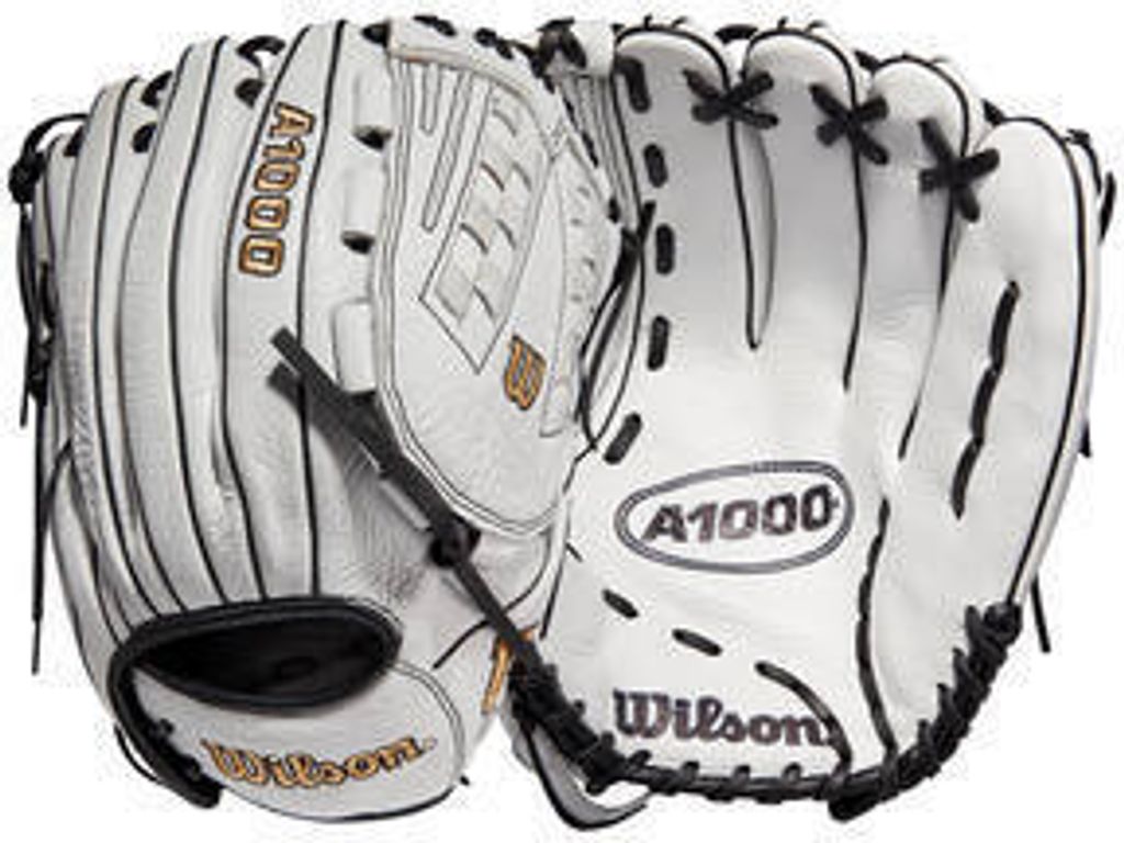Wilson WBW100183125 12,5 Inch Leather A1000 FP V125 Fastpitch & Pitcher Glove | Right Hand Catch Baseball/Softball Artikel