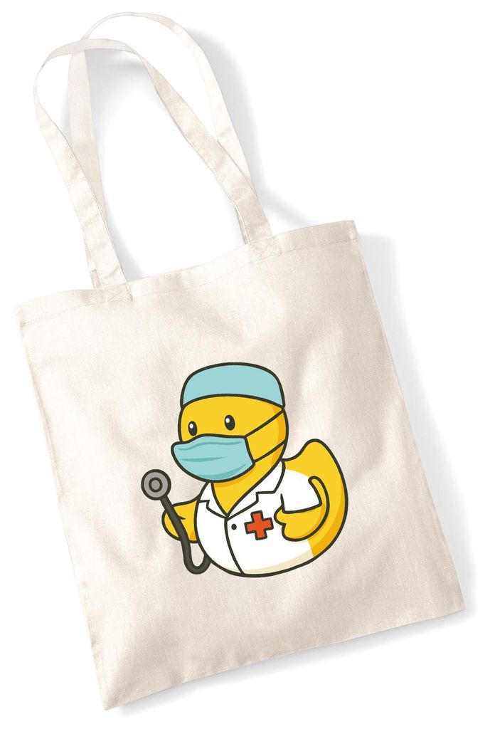 Huuraa Jutebeutel Quietscheente Medizin Comic Gummiente 10 Produktbild 