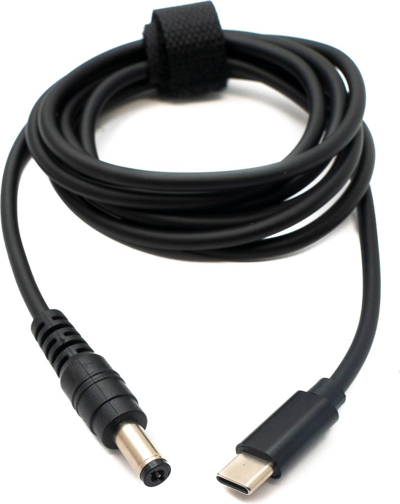 SYSTEM-S DC 9V Kabel 150 cm 5,5 x 2,1 Stecker zu USB 3.1 Typ C Stecker