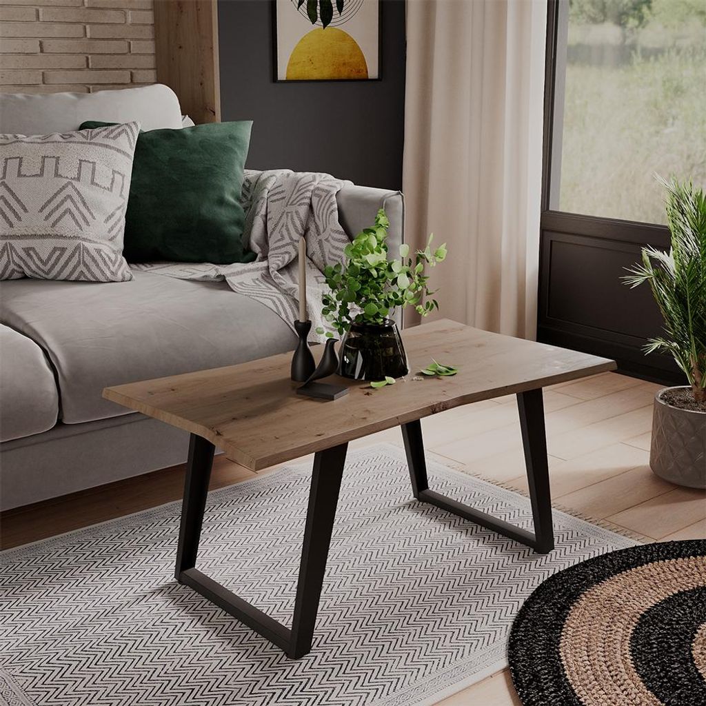 Vicco Couchtisch Yan, 90 x 50 cm, Artisan