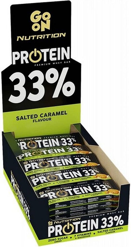 Go On Nutrition Protein Bar 33% - 25 x 50g-Riegel Salted Caramel