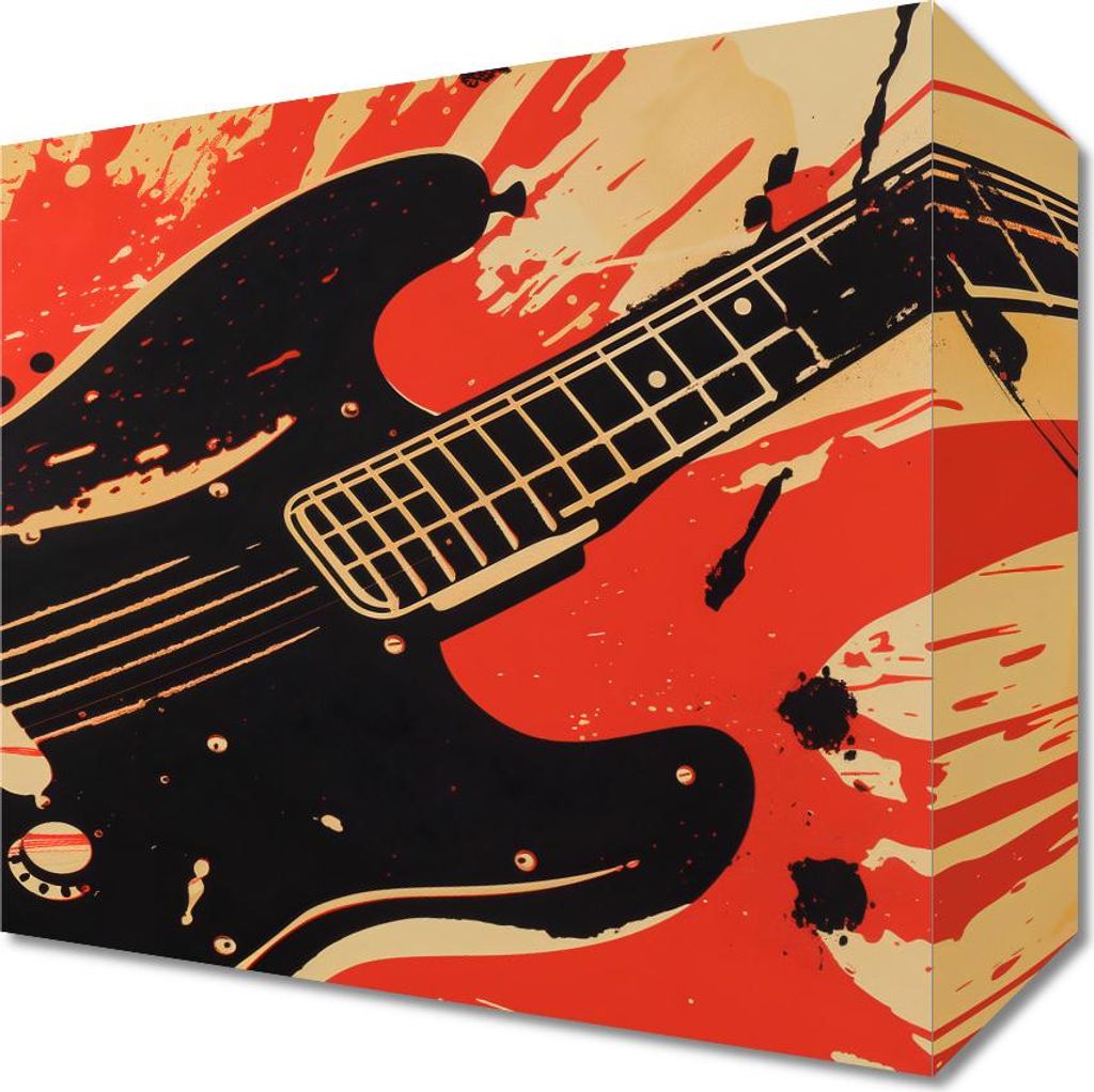 Bild 20x20cm E-Gitarre