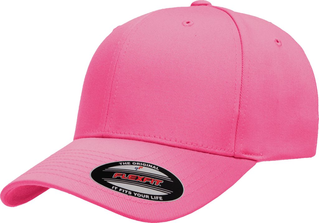Yupoong Herren Baseball-Kappe Flexfit RW2889 (L/XL) (Dunkelrosa)