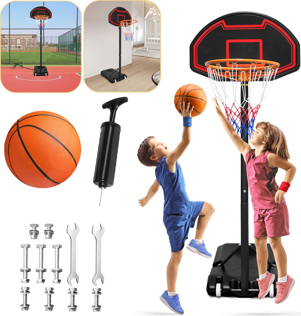XMTECH Basketballständer 156-208cm höhenverstellbar, Produktbild 