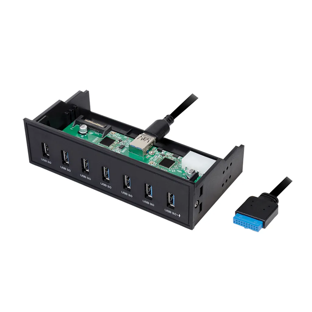 Hub USB 3.0 Pour PC Fixe Logilink Idéal Pour Brancher 7 Périphériques