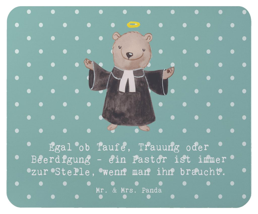 Mr. & Mrs. Panda Mauspad Pastor Begleiter - Meeresbrise - Produktbild 