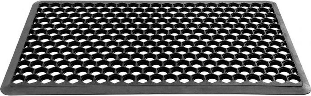 Fußmatte schwarz Gum.L450xB750xS15mm Produktbild 
