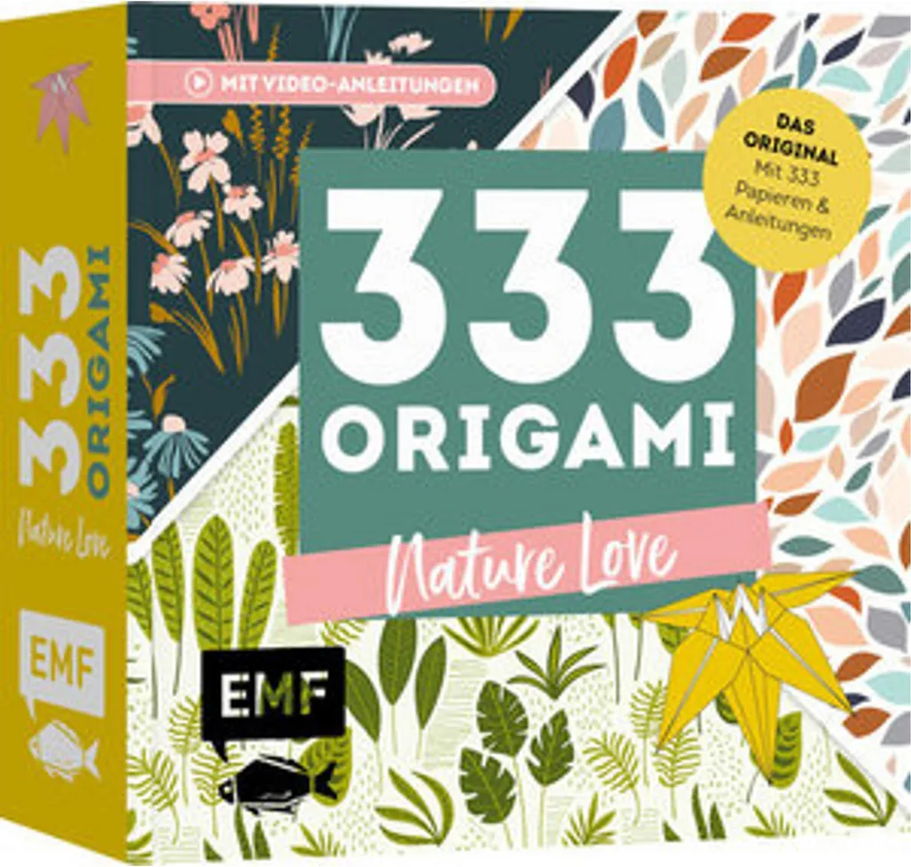 Kit Origami Nature Love 333 Feuilles - Finissez-en avec le Stress