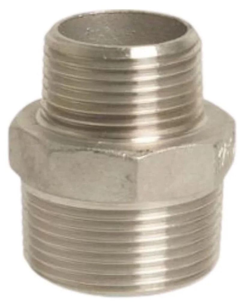 Nipplo di Riduzione in Acciaio Inox V4A 3/4" x 1/2", Immagine del prodotto 