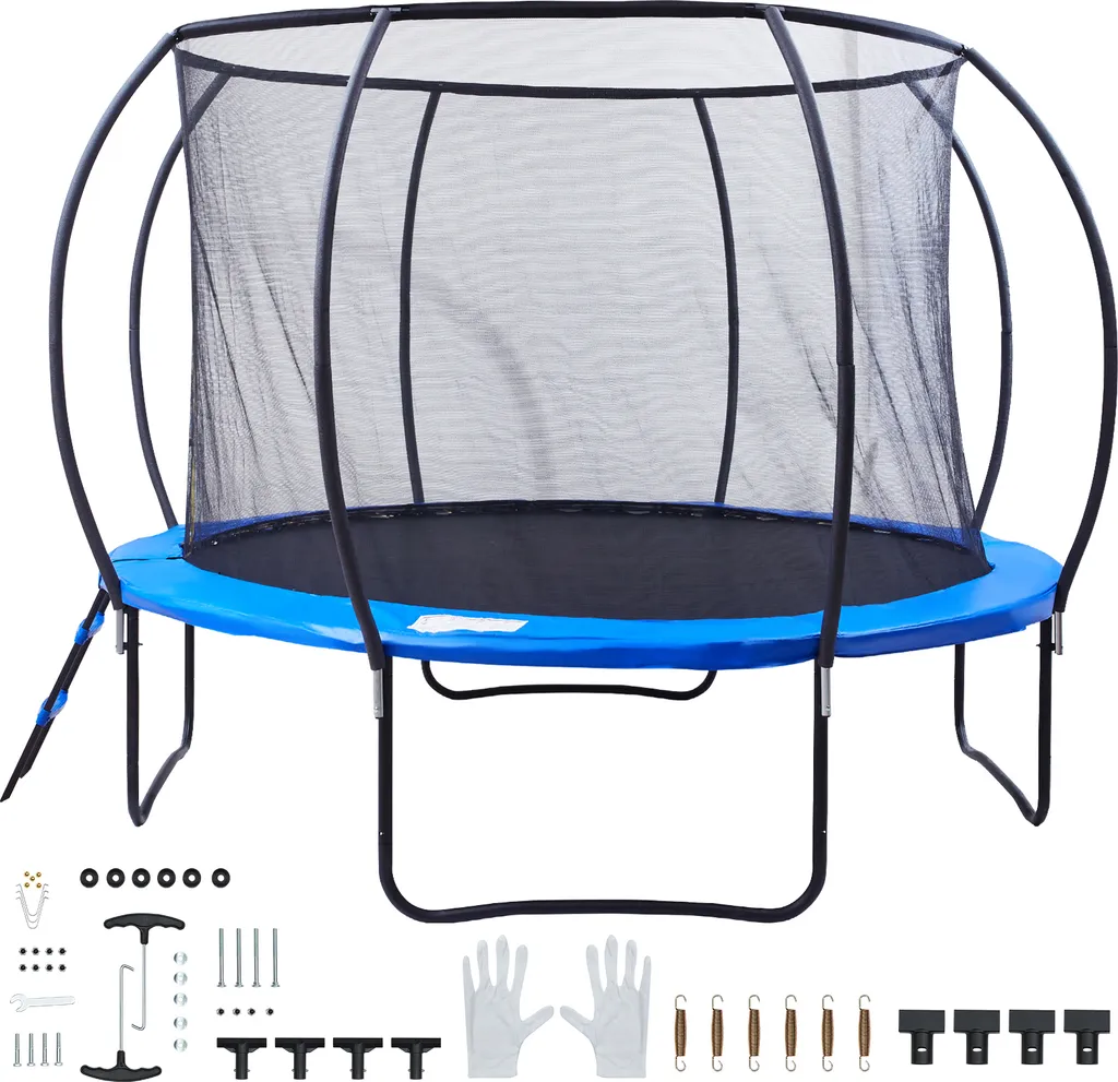 Trampoline SucceBuy 12ft avec filet de sécurité et échelle de 400 lbs