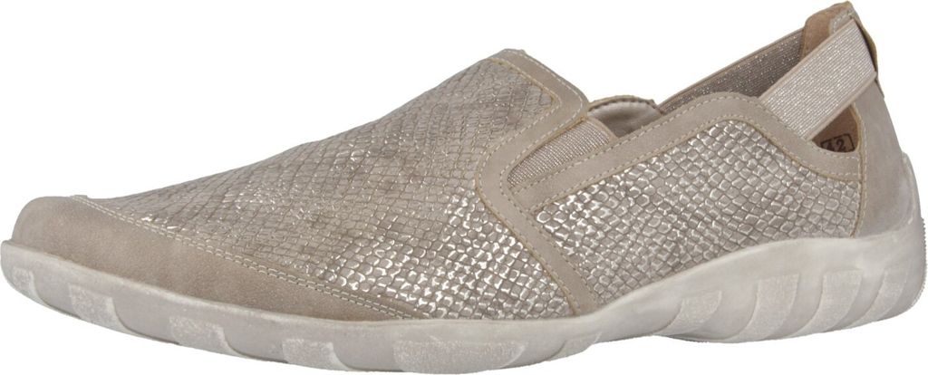 Remonte Slipper in Übergrößen Silber R3426-64 große Damenschuhe, Größe:44