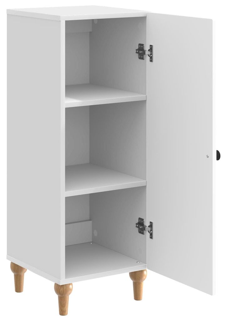 Möbel Kommoden - Weiß - CLORIS Sideboard Hochglanz Weiß 33x34,5x90 cm Holzwerkstoff,15.57 Kg - 965760