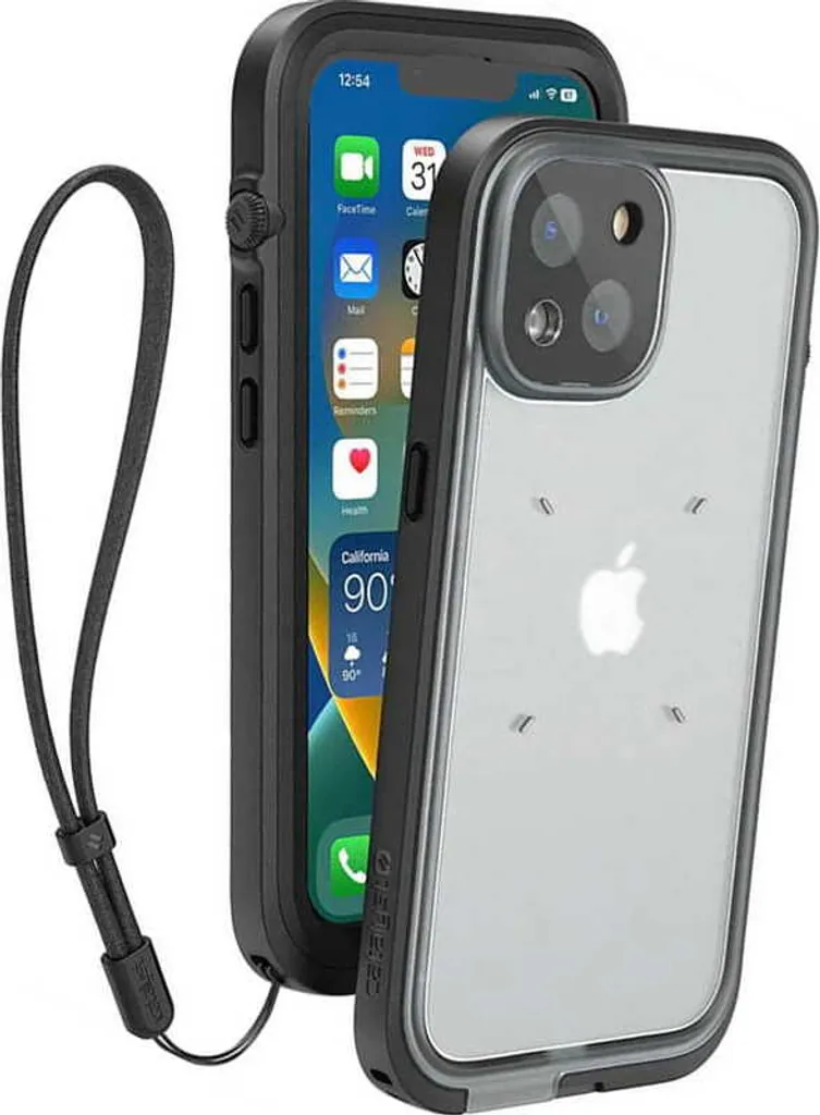 Coque iPhone 14 Catalyst Antichoc et Imperméable - Noir Mat Ultra-Résistant - 4