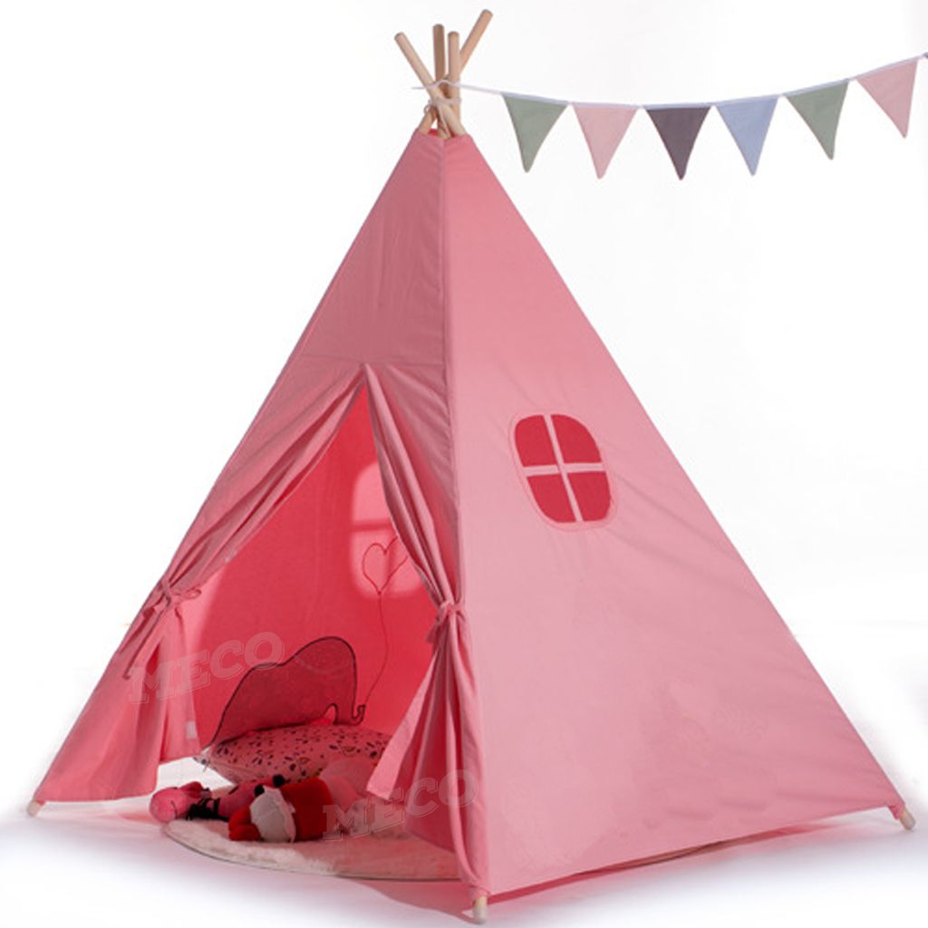 Zelt Spielzelt Indianerzelt Kinderzelt Wigwam Spielhaus Für Drinnen & Draußen DE