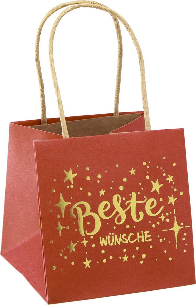Festliche Geschenktasche mit Henkeln für elegante Geschenkideen, 8 Stück