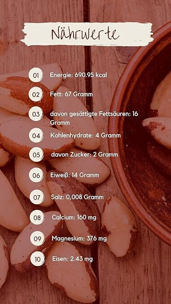 Kamelur BIO Paranüsse 1kg, BIO Paranusskerne Produktbild 2