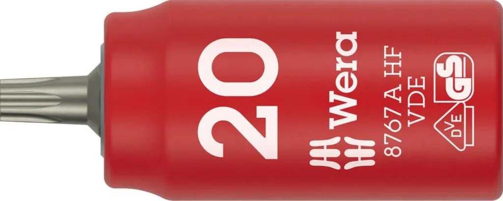 Presa 8767 A VDE HF 1/4 di pollice TX 20 L.36mm WERA