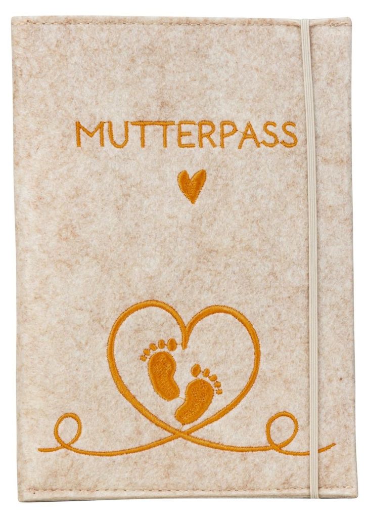 Mel-O-Design 1191 Mutterpasshülle Filz mit Fächern beige Produktbild 