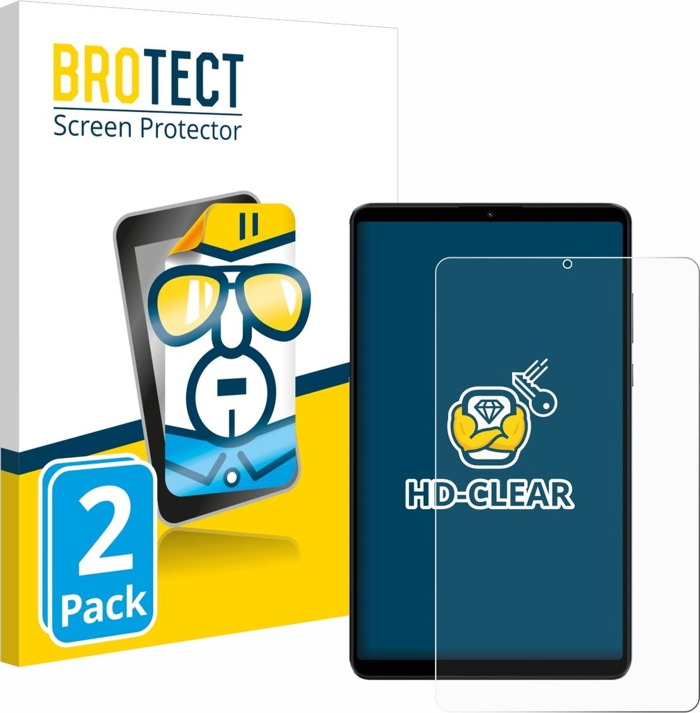 2x Für Xiaomi Redmi Pad SE 8.7 Schutzfolie BROTECT Displayschutz Display Schutz Folie Klar Transparent